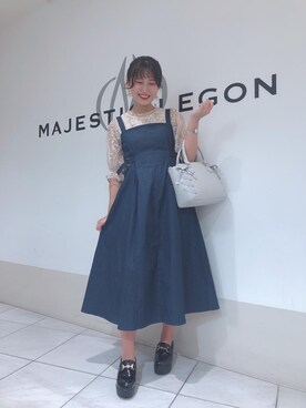 マジェスティックレゴン天王寺ミオ店スタッフさん(レディース・156cm)の秋コーディネート