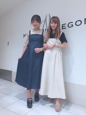 マジェスティックレゴン天王寺ミオ店スタッフさん(レディース・156cm)の秋コーディネート