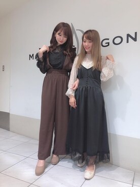 マジェスティックレゴン天王寺ミオ店スタッフさん（レディース・156cm）の秋コーディネート