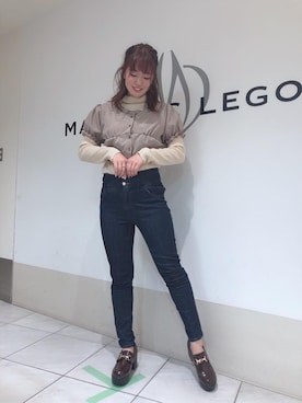 マジェスティックレゴン天王寺ミオ店スタッフさん（レディース・156cm）の秋コーディネート