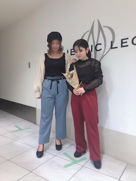 マジェスティックレゴン天王寺ミオ店スタッフさん(レディース・156cm)の秋コーディネート