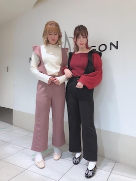 マジェスティックレゴン天王寺ミオ店スタッフさん（レディース・156cm）の秋コーディネート