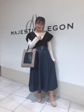 マジェスティックレゴン天王寺ミオ店スタッフさん(レディース・156cm)の秋コーディネート