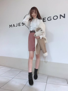 マジェスティックレゴン天王寺ミオ店スタッフさん（レディース・156cm）の秋コーディネート