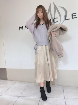 マジェスティックレゴン天王寺ミオ店スタッフさん（レディース・156cm）の秋コーディネート