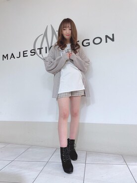 「ネイル」｜マジェスティックレゴン天王寺ミオ店スタッフさん（レディース・156cm）の冬コーディネート