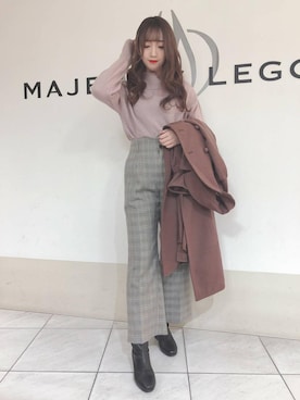 マジェスティックレゴン天王寺ミオ店スタッフさん(レディース・156cm)の冬コーディネート