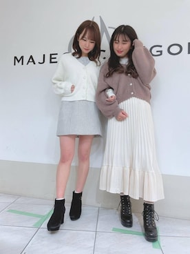 マジェスティックレゴン天王寺ミオ店スタッフさん（レディース・155cm）の冬コーディネート