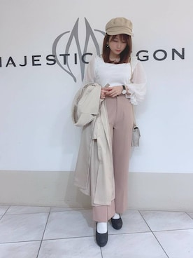 マジェスティックレゴン天王寺ミオ店スタッフさん（レディース・155cm）の冬コーディネート