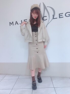 マジェスティックレゴン天王寺ミオ店スタッフさん(レディース・159cm)の春コーディネート