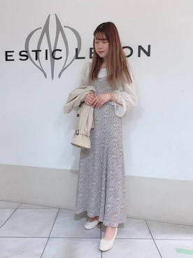 マジェスティックレゴン天王寺ミオ店スタッフさん(レディース・154cm)の春コーディネート