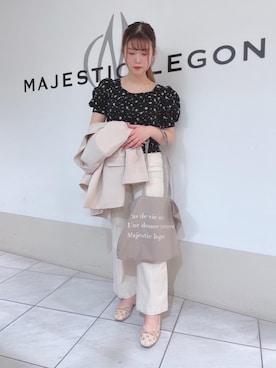 マジェスティックレゴン天王寺ミオ店スタッフさん（レディース・154cm）の春コーディネート