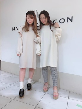 マジェスティックレゴン天王寺ミオ店スタッフさん（レディース・156cm）の春コーディネート