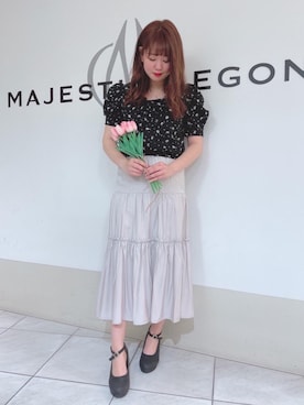 マジェスティックレゴン天王寺ミオ店スタッフさん(レディース・159cm)の春コーディネート