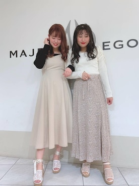 マジェスティックレゴン天王寺ミオ店スタッフさん（レディース・156cm）の春コーディネート