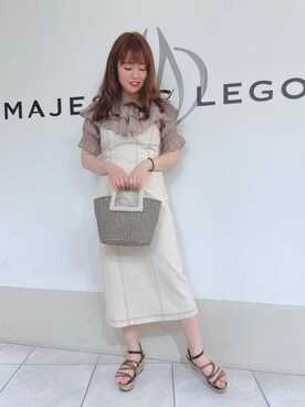 マジェスティックレゴン天王寺ミオ店スタッフさん(レディース・159cm)の春コーディネート
