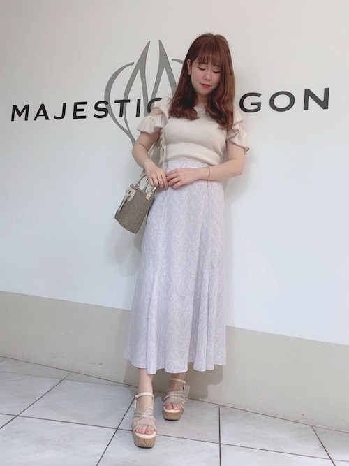 マジェスティックレゴン天王寺ミオ店スタッフ Majestic Legon Majestic Legonのかごバッグを使ったコーディネート Wear