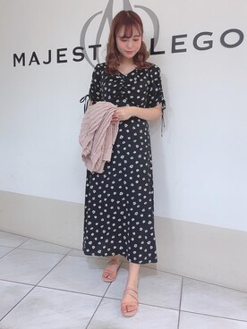 マジェスティックレゴン天王寺ミオ店スタッフさん(レディース・155cm)の春コーディネート