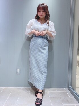 マジェスティックレゴン天王寺ミオ店スタッフさん（レディース・145cm）の春コーディネート