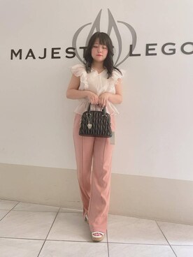 マジェスティックレゴン天王寺ミオ店スタッフさん(レディース・145cm)の夏コーディネート