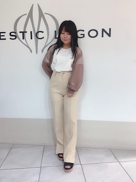 マジェスティックレゴン天王寺ミオ店スタッフさん(レディース・145cm)の夏コーディネート