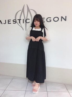 マジェスティックレゴン天王寺ミオ店スタッフさん（レディース・145cm）の夏コーディネート