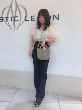 マジェスティックレゴン天王寺ミオ店スタッフさん（レディース・145cm）の夏コーディネート