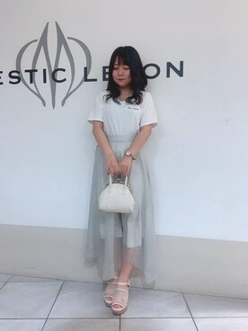 マジェスティックレゴン天王寺ミオ店スタッフさん（レディース・145cm）の夏コーディネート