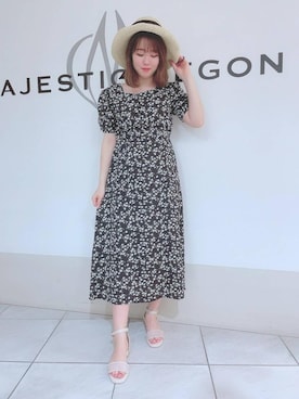 マジェスティックレゴン天王寺ミオ店スタッフさん（レディース・159cm）の夏コーディネート