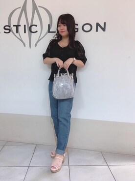 マジェスティックレゴン天王寺ミオ店スタッフさん（レディース・145cm）の夏コーディネート