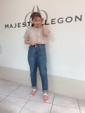 マジェスティックレゴン天王寺ミオ店スタッフさん(レディース・151cm)の夏コーディネート