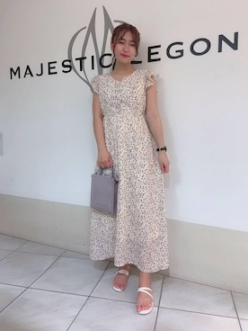 マジェスティックレゴン天王寺ミオ店スタッフさん（レディース・151cm）の夏コーディネート
