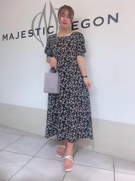 マジェスティックレゴン天王寺ミオ店スタッフさん（レディース・151cm）の夏コーディネート