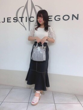 マジェスティックレゴン天王寺ミオ店スタッフさん（レディース・145cm）の夏コーディネート