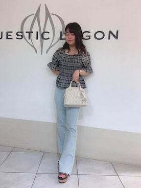 マジェスティックレゴン天王寺ミオ店スタッフさん（レディース・145cm）の夏コーディネート