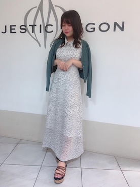 マジェスティックレゴン天王寺ミオ店スタッフさん（レディース・145cm）の夏コーディネート