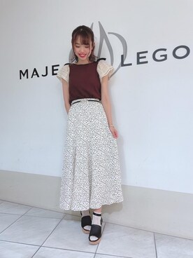 マジェスティックレゴン天王寺ミオ店スタッフさん(レディース・155cm)の夏コーディネート