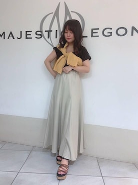 マジェスティックレゴン天王寺ミオ店スタッフさん（レディース・145cm）の夏コーディネート