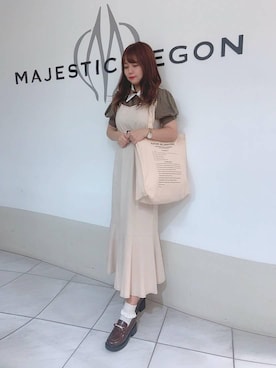 マジェスティックレゴン天王寺ミオ店スタッフさん（レディース・145cm）の夏コーディネート