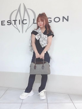 マジェスティックレゴン天王寺ミオ店スタッフさん（レディース・145cm）の夏コーディネート