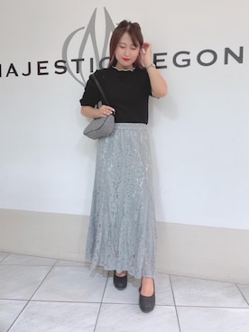 マジェスティックレゴン天王寺ミオ店スタッフさん（レディース・151cm）の夏コーディネート