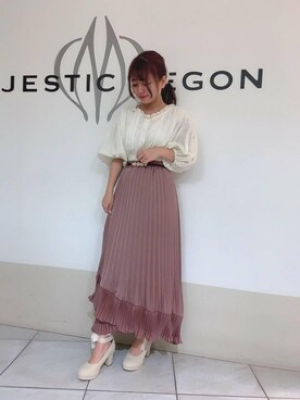 マジェスティックレゴン天王寺ミオ店スタッフさん(レディース・145cm)の夏コーディネート