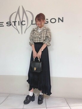 マジェスティックレゴン天王寺ミオ店スタッフさん（レディース・145cm）の秋コーディネート