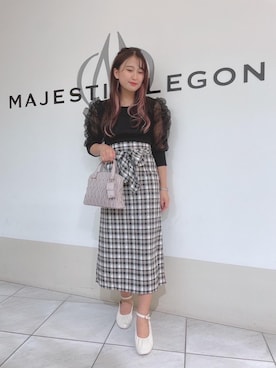 マジェスティックレゴン天王寺ミオ店スタッフさん（レディース・151cm）の秋コーディネート