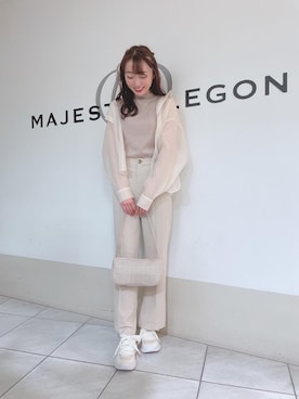 マジェスティックレゴン天王寺ミオ店スタッフさん（レディース・155cm）の秋コーディネート