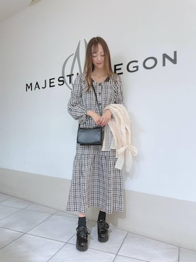 マジェスティックレゴン天王寺ミオ店スタッフさん（レディース・155cm）の秋コーディネート