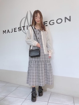 マジェスティックレゴン天王寺ミオ店スタッフさん（レディース・155cm）の秋コーディネート