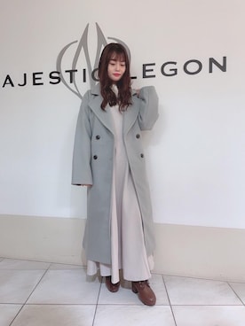 マジェスティックレゴン天王寺ミオ店スタッフさん（レディース・145cm）の秋コーディネート