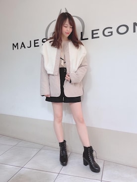 マジェスティックレゴン天王寺ミオ店スタッフさん（レディース・154cm）の秋コーディネート