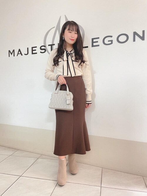 マジェスティックレゴン天王寺ミオ店スタッフ Majestic Legon Majestic Legonのショルダーバッグを使ったコーディネート Wear
